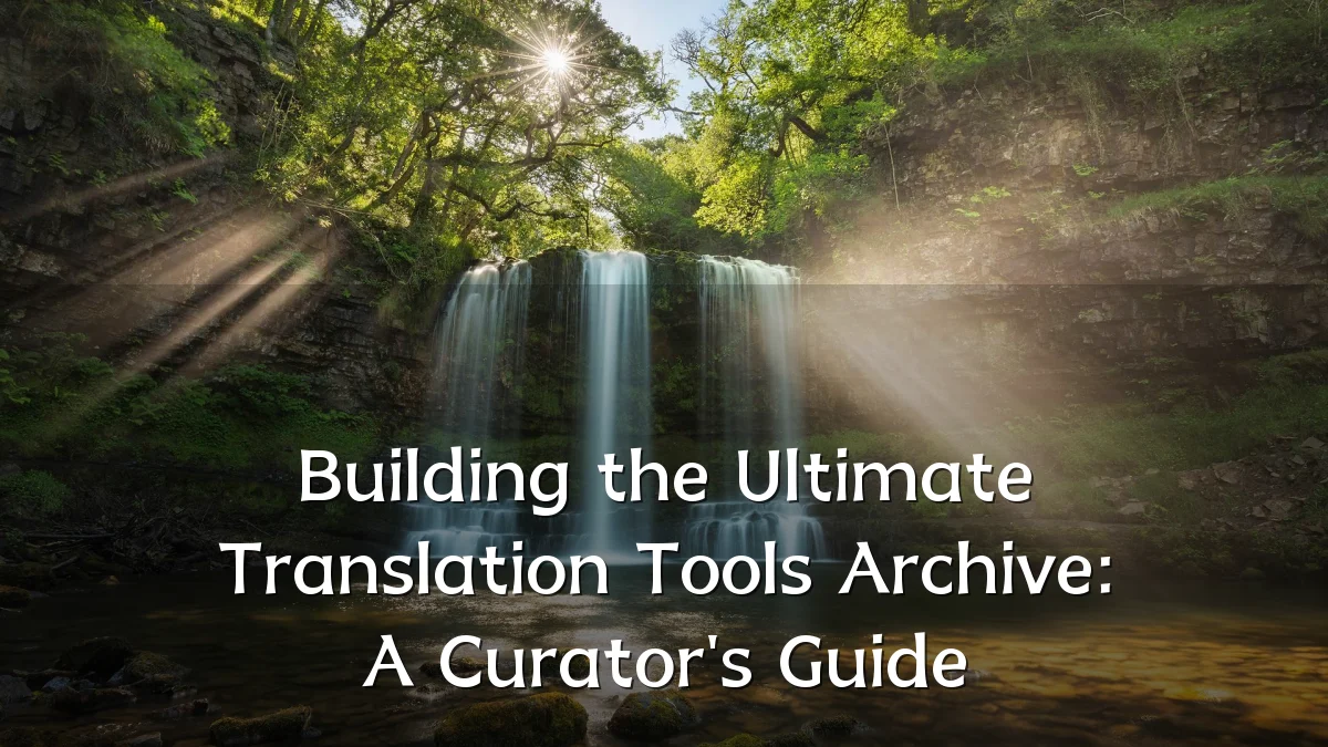 Building the Ultimate Translation Tools Archive: A Curator's Guide