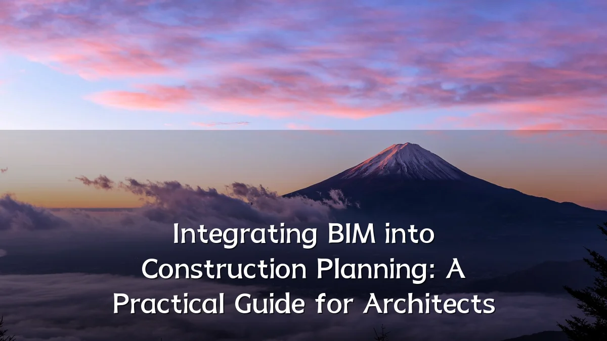 Integrating BIM into Construction Planning: A Practical Guide for Architects