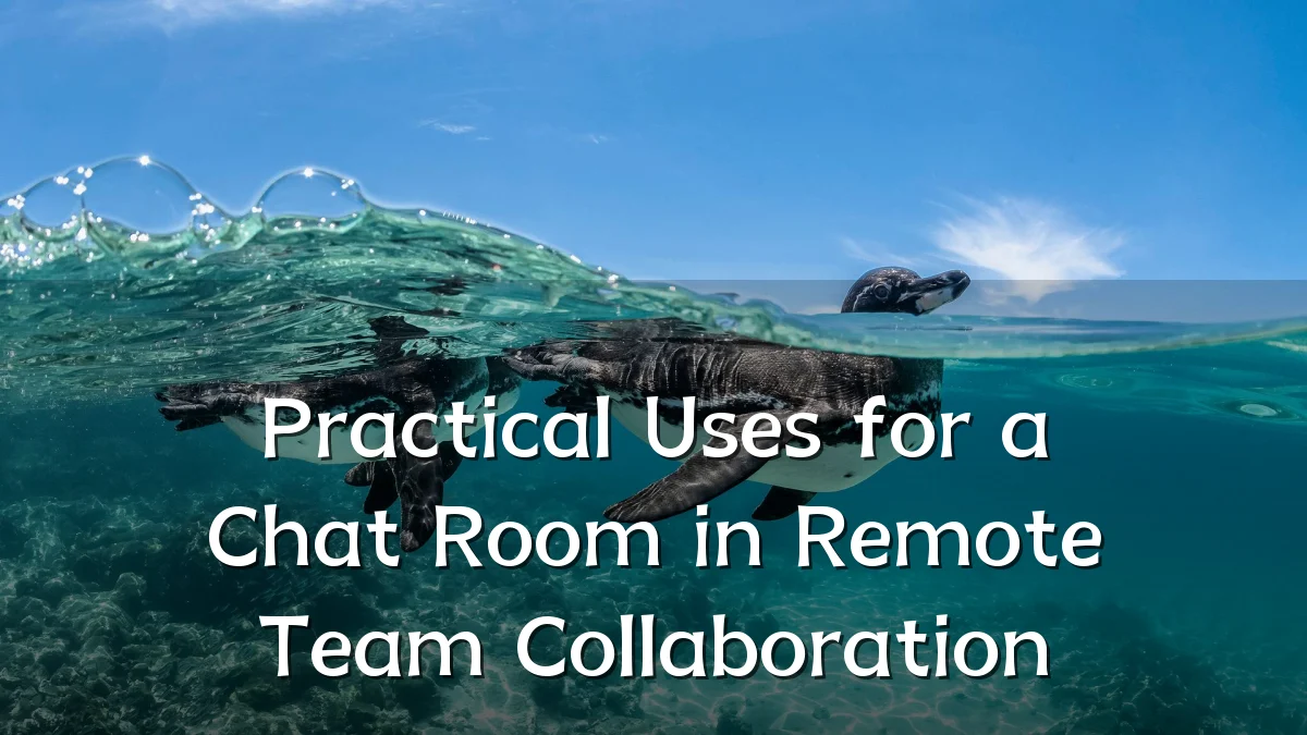 Practical Uses for a Chat Room in Remote Team Collaboration