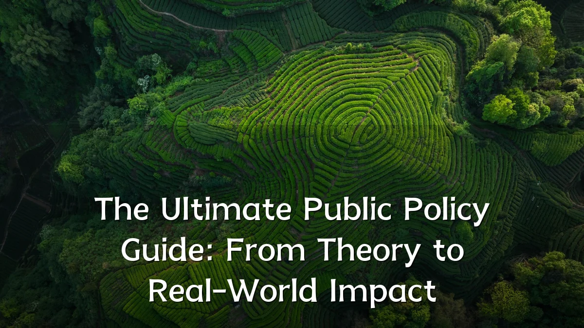 The Ultimate Public Policy Guide: From Theory to Real-World Impact
