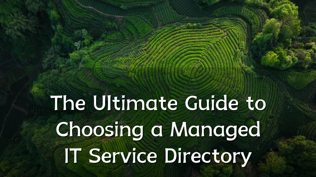 The Ultimate Guide to Choosing a Managed IT Service Directory
